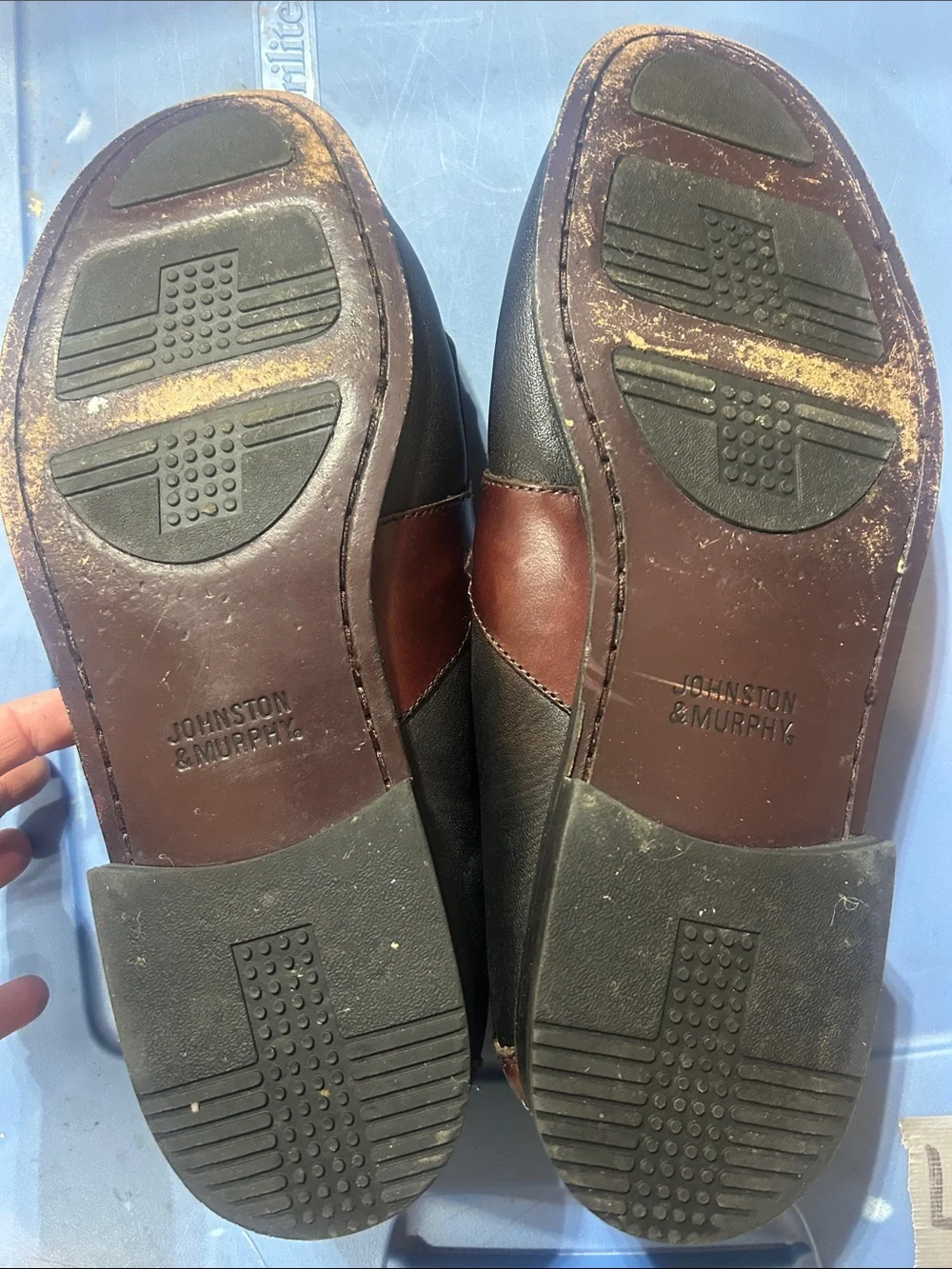 Johnston & Murphy Men’s Brown Leather Tassel Loafers Size 13